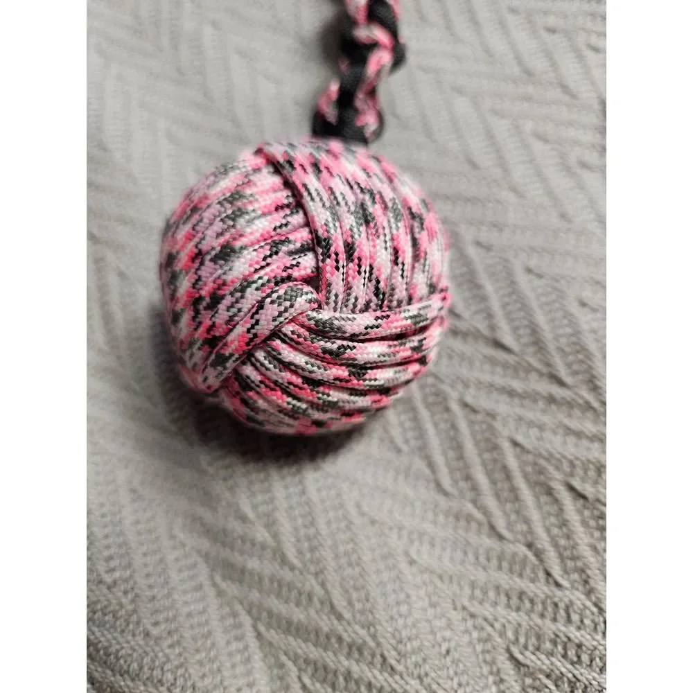 Paracord Monkey‎ Fist Keychain Golf Camo
